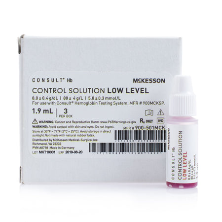McKesson 900-501MCK Consult Hb Control, Hemoglobin test