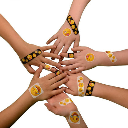 Care Brand Emoji™ Adhesive Strip Bandages, ¾ x 3 Inch
