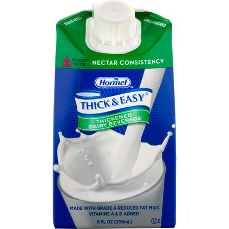 Lyons Magnus LLC 24739 Thick & Easy Dairy Nectar Consistency Milk Thickened Beverage, 8 oz. Carton