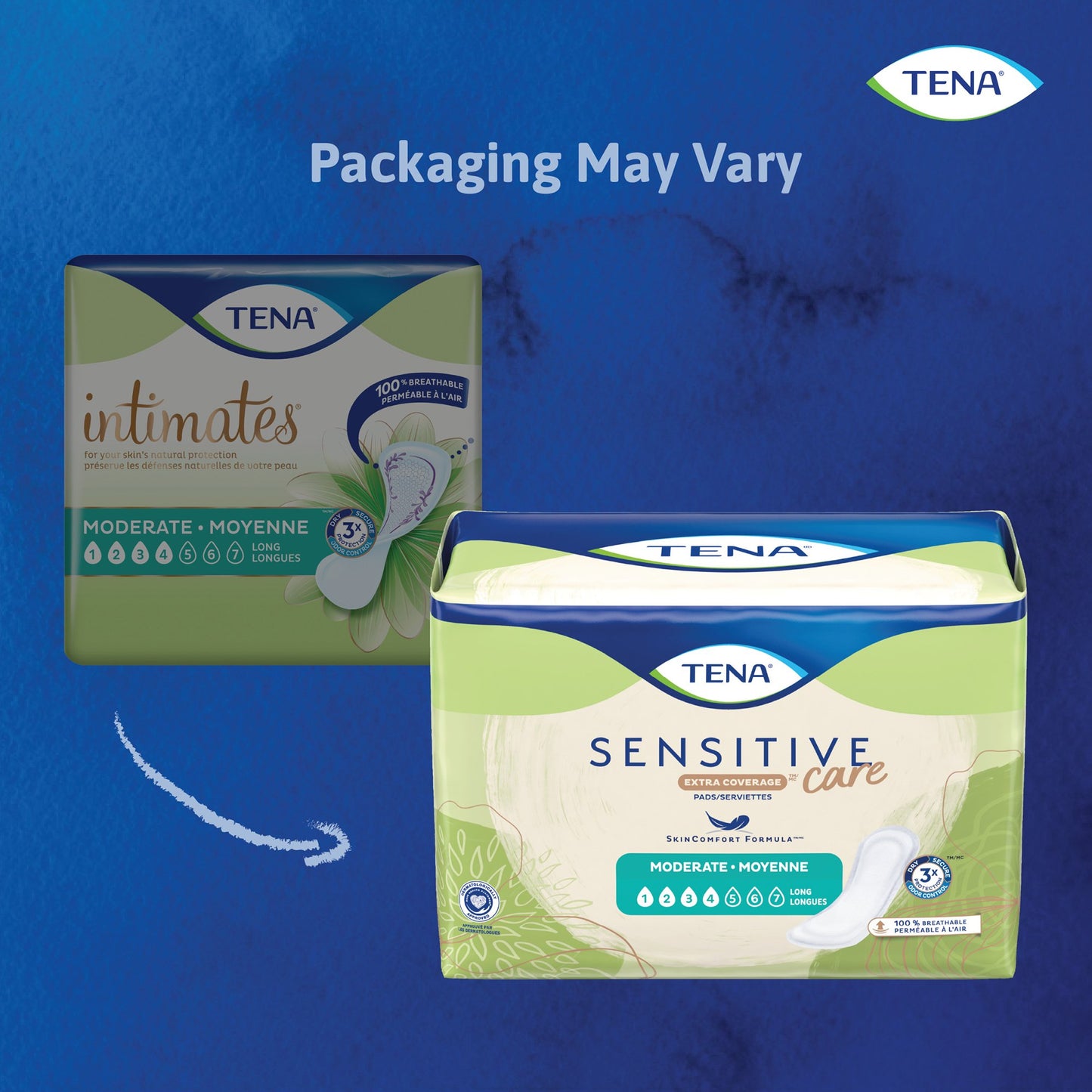 Tena® Intimates™ Moderate Bladder Control Pad, 11-Inch Length