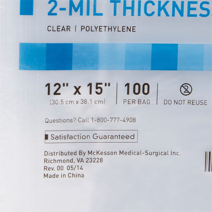 McKesson Zip Closure Bag, 12 X 15 Inches
