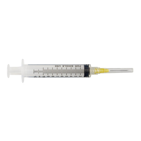 McKesson 16-SN10C201 3 mL Syringe with Needle, 10 mL, 1 Inch Needle Length