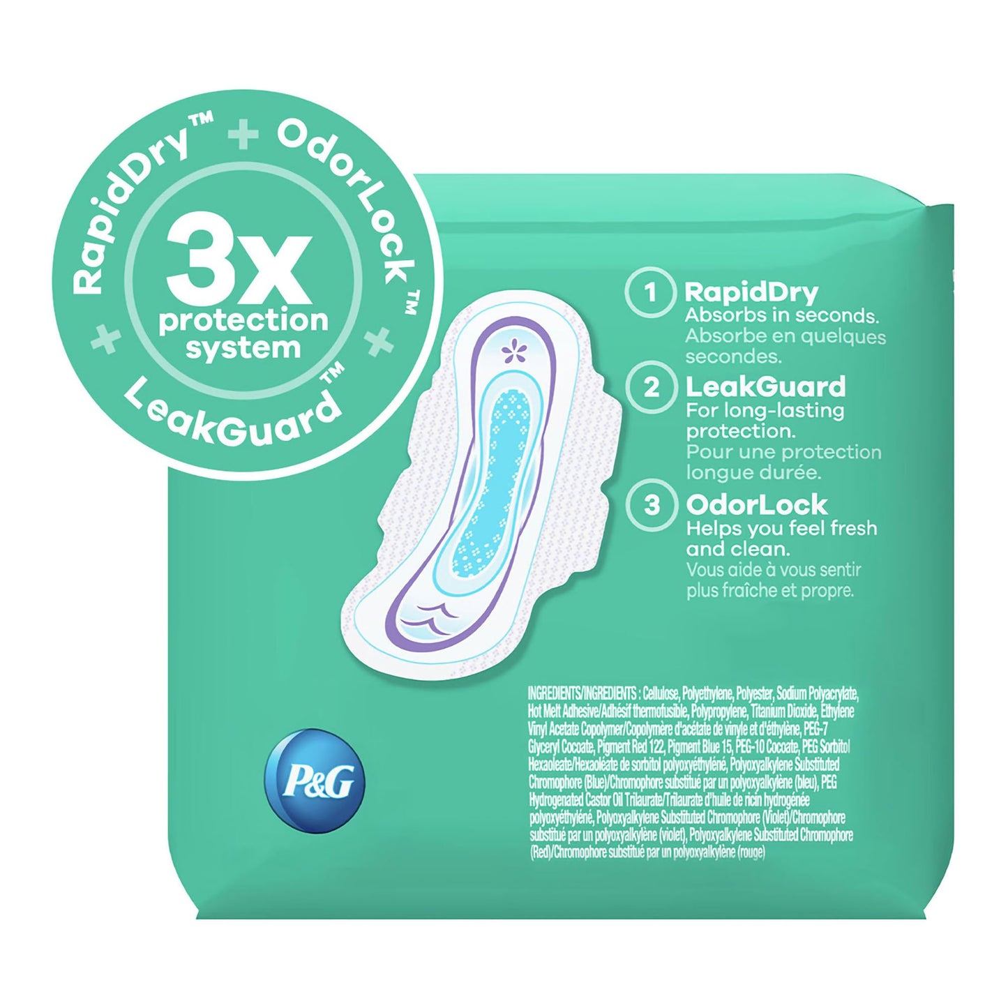 Always® Ultra Thin Extra Long Super Pads, Size 3