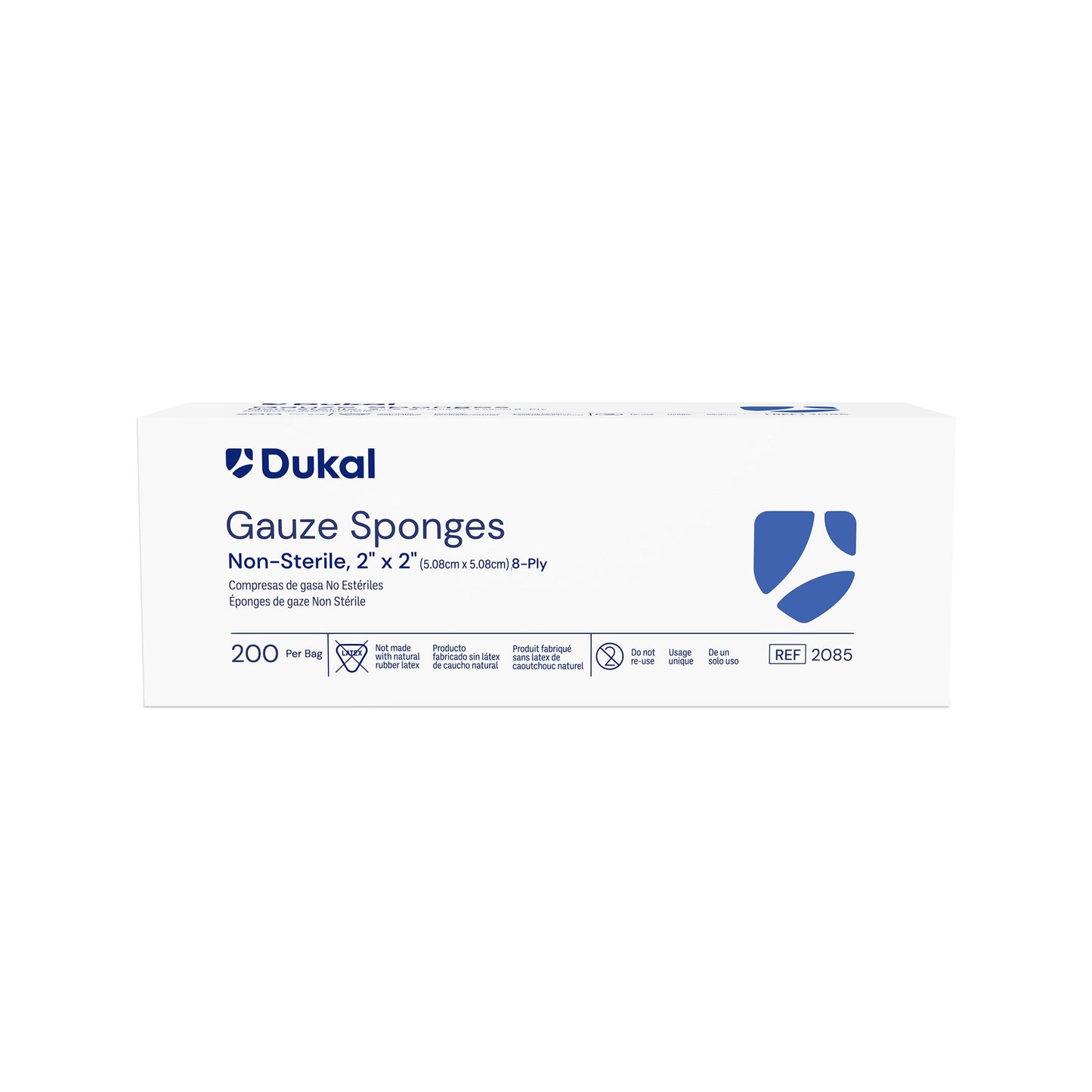 Dukal™ Gauze Sponge, 2 x 2 Inch, 8-Ply