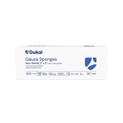 Dukal™ Gauze Sponge, 2 x 2 Inch, 8-Ply