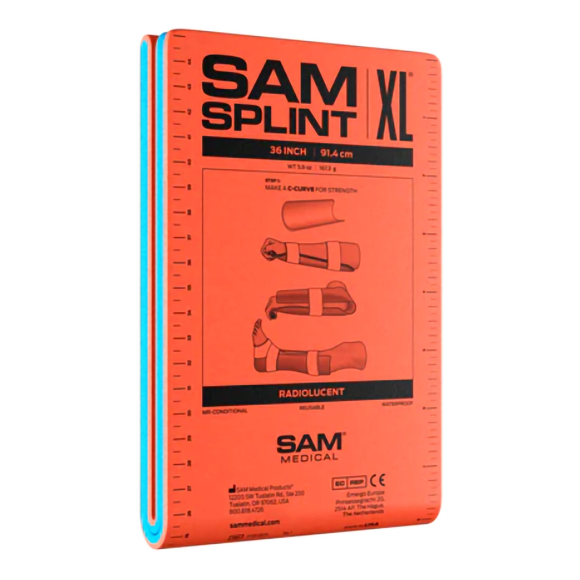 Sam® Arm Splint, 4½ inches x 1 Yard – Lexicon Medical Supply