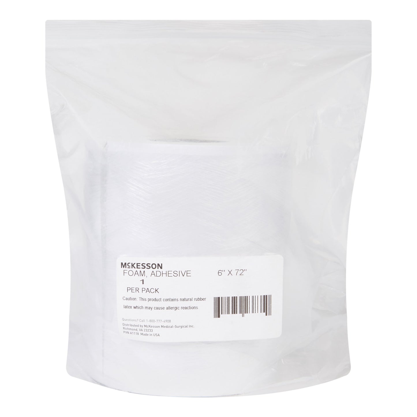 McKesson White Orthopedic Padding Roll, 6 x 72 Inch