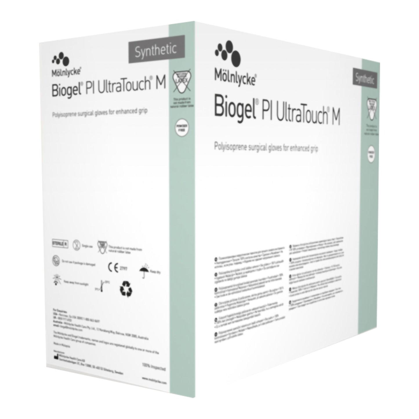 Biogel 42680 PI UltraTouch M Polyisoprene Surgical Glove, Size 8, Straw, Sterile Molnlycke