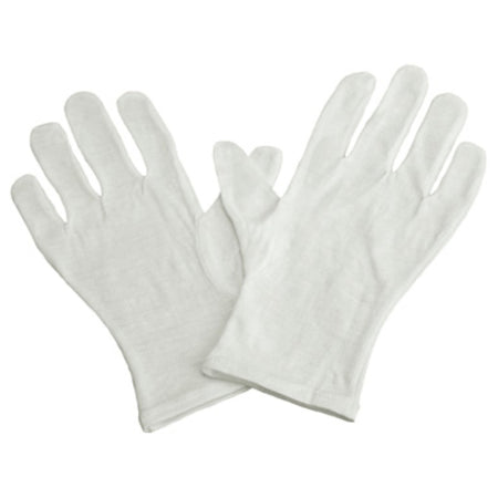 Graham-Field 9666 Grafco Cotton Infection Control Glove, Medium/Large, White