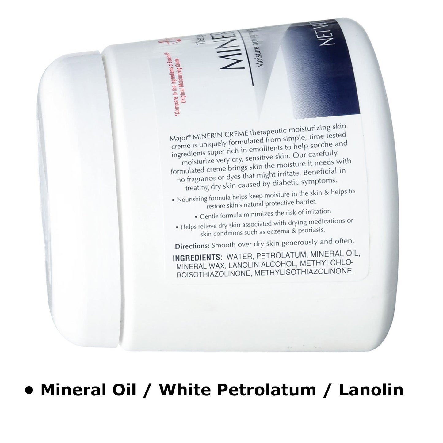 Minerin Creme™ Therapeutic Moisturizer, 16-ounce jar