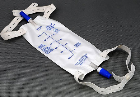 Amsino AS309N AMSure Urinary Leg Bag With Comfort Strap, 900 mL