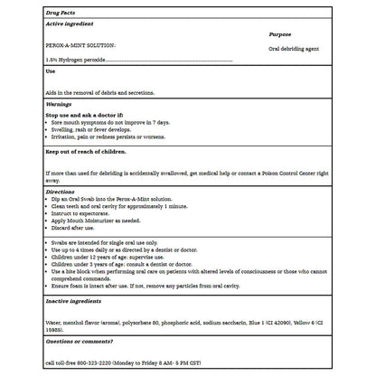 Toothette® Short Term Swab System