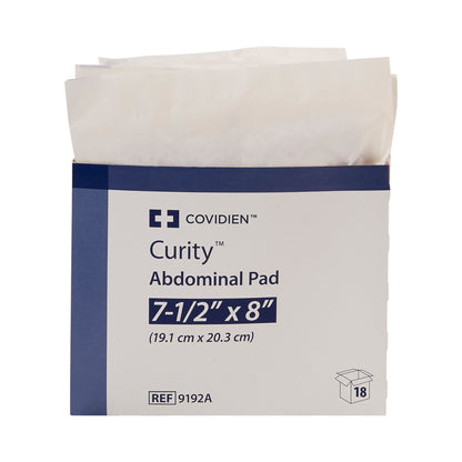 Curity™ Sterile Abdominal Pad, 7-1/2 x 8 Inch