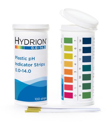 Fisher Anatomical 14850110 pH Test Strip Hydrion 0 to 14.0