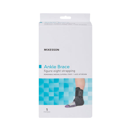 McKesson 155-81-97043 Low Profile Open Heel Open Toe Ankle Brace, Small