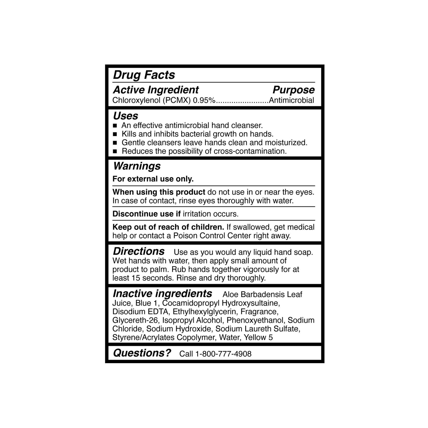 McKesson Antimicrobial Lotion Soap, Herbal Scent, 800 mL, Dispenser Refill Bag