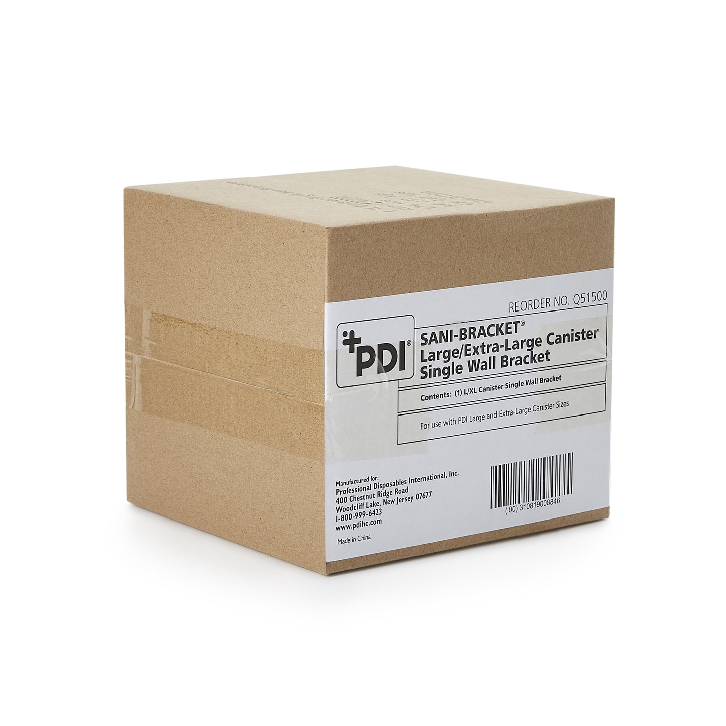 Sani-Bracket® Large/Extra Large Canister Single Wall Bracket