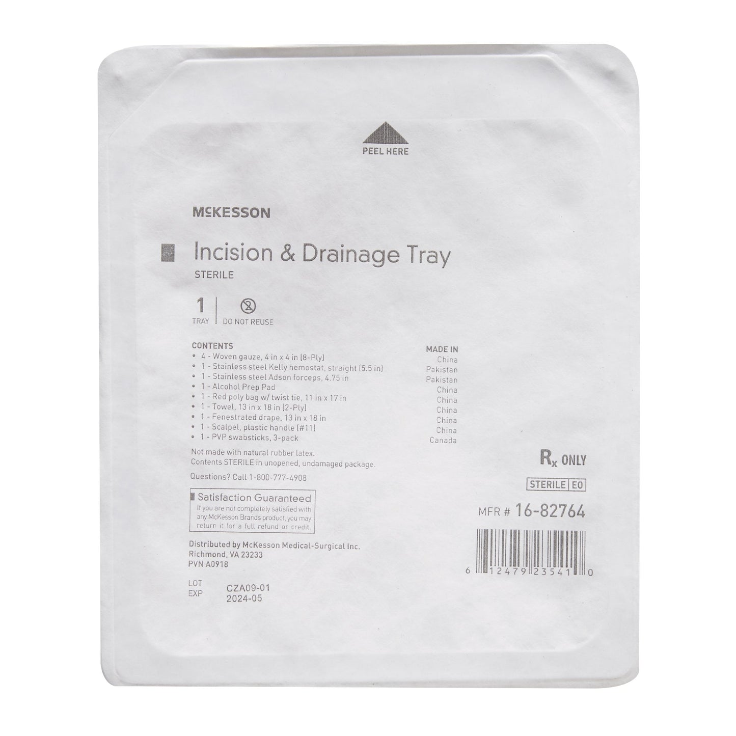 Incision and Drainage Procedure Kit McKesson®