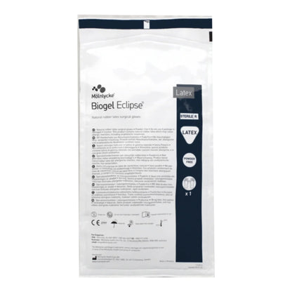 Biogel Eclipse Latex Surgical Glove, Size 6.5, Sterile, Straw Color | Molnlycke 75265