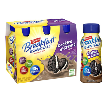 Nestle Healthcare Nutrition 1199449 Carnation Breakfast Essentials Cookies N Crème Nutritional Drink