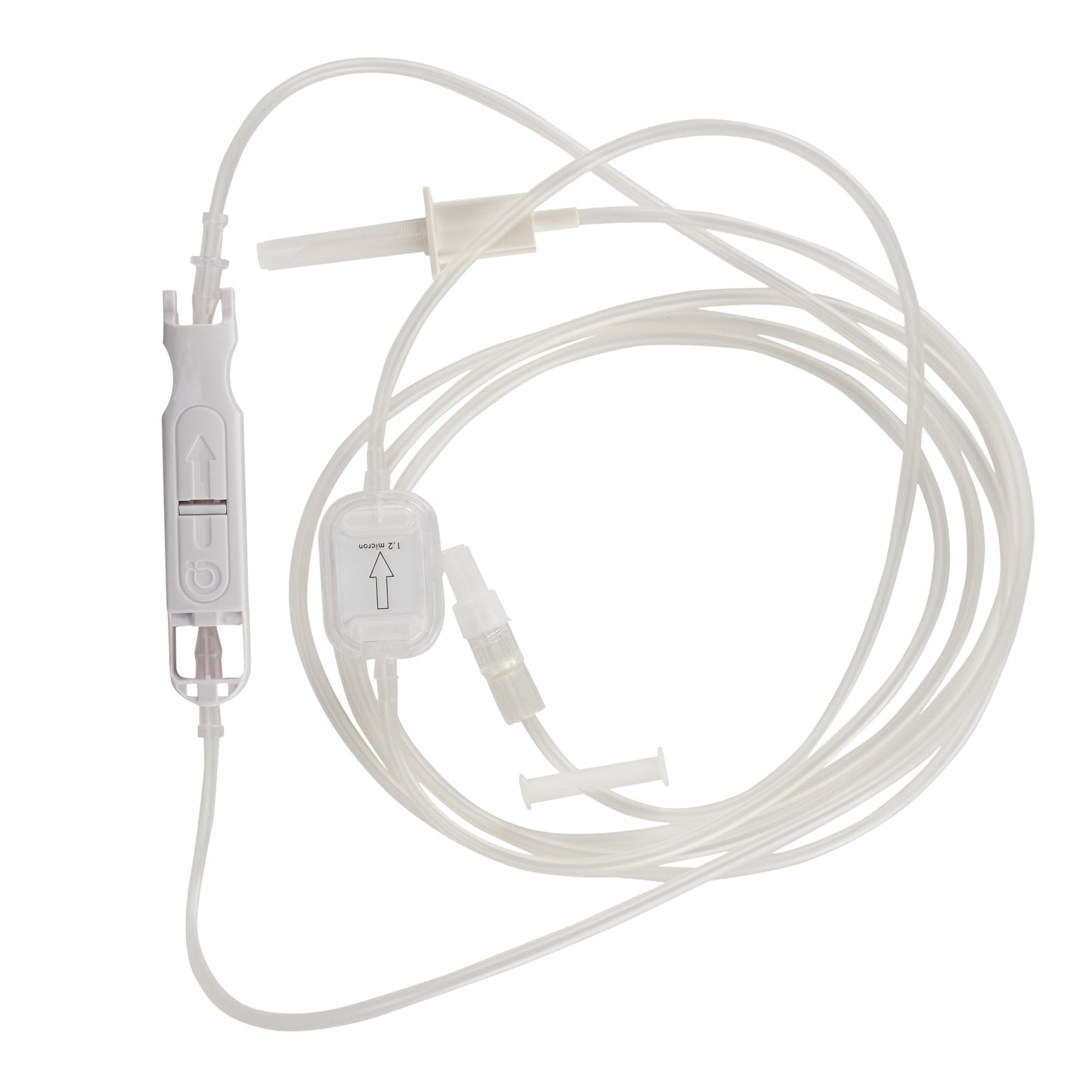 IV Pump Set Sapphire™ Pump 1 Port 20 Drops / mL Drip Rate 1.2 Micron Filter 116 Inch Tubing Solution
