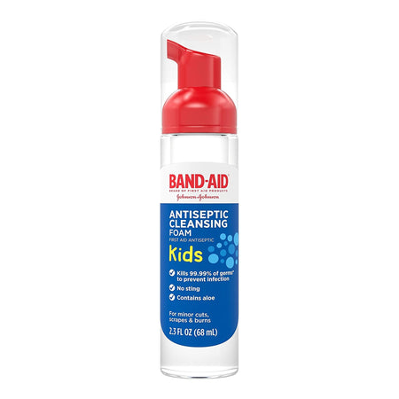 J & J Sales 38137202023 Band-Aid Kids Antiseptic Cleansing Foam