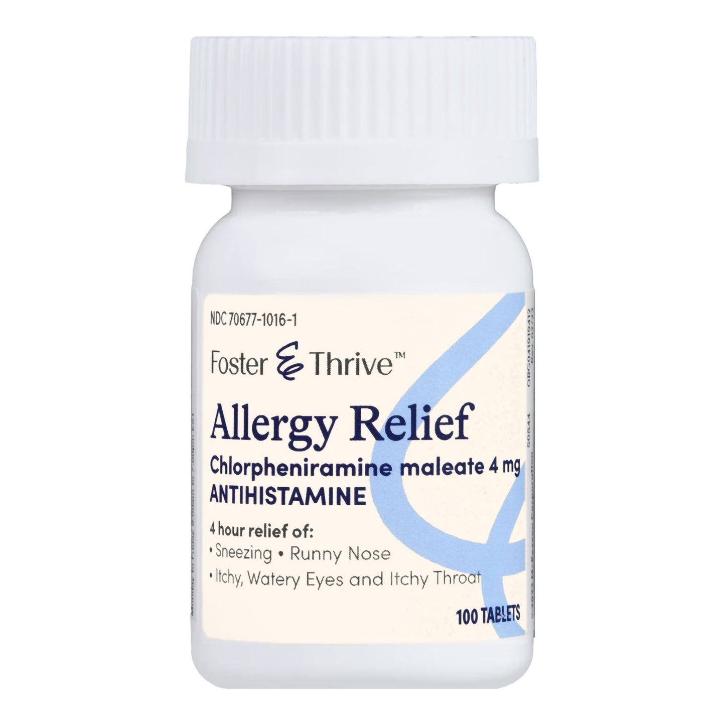 Foster & Thrive™ Allergy Relief Chlorpheniramine Maleate 4 mg Tablets