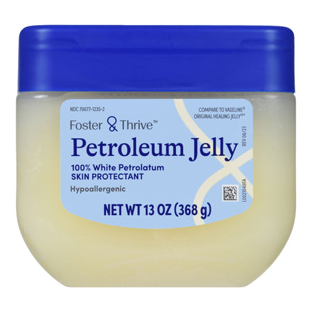 McKesson 70677123502 Foster & Thrive Petrolatum Jelly, 13-ounce jar