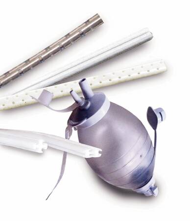 Wound Drain Tube Surgidyne® S-Vac® Round/Full Type Without Attachment 4 Channel Type 19 Fr. Size Sterile