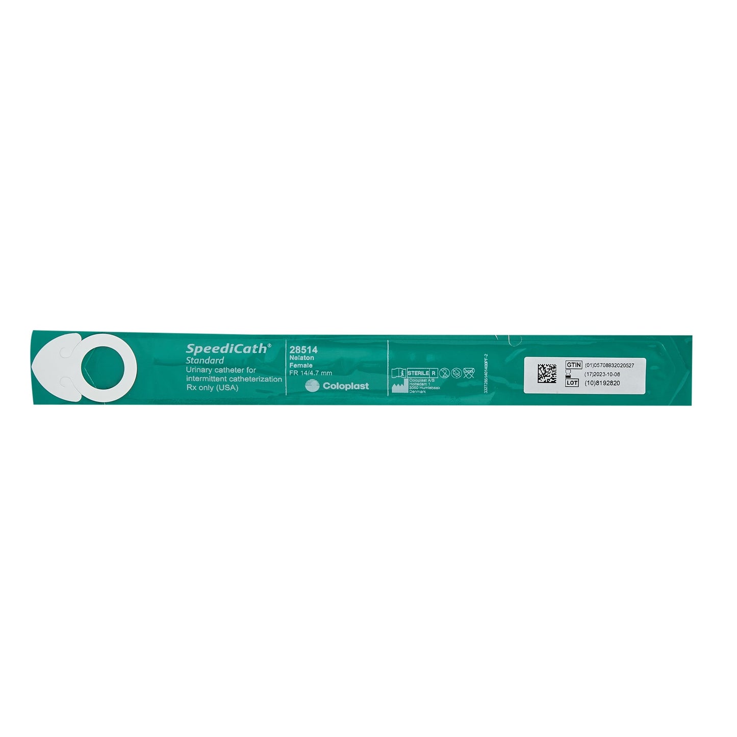 SpeediCath® Female Urethral Catheter, 14 Fr, Straight Tip