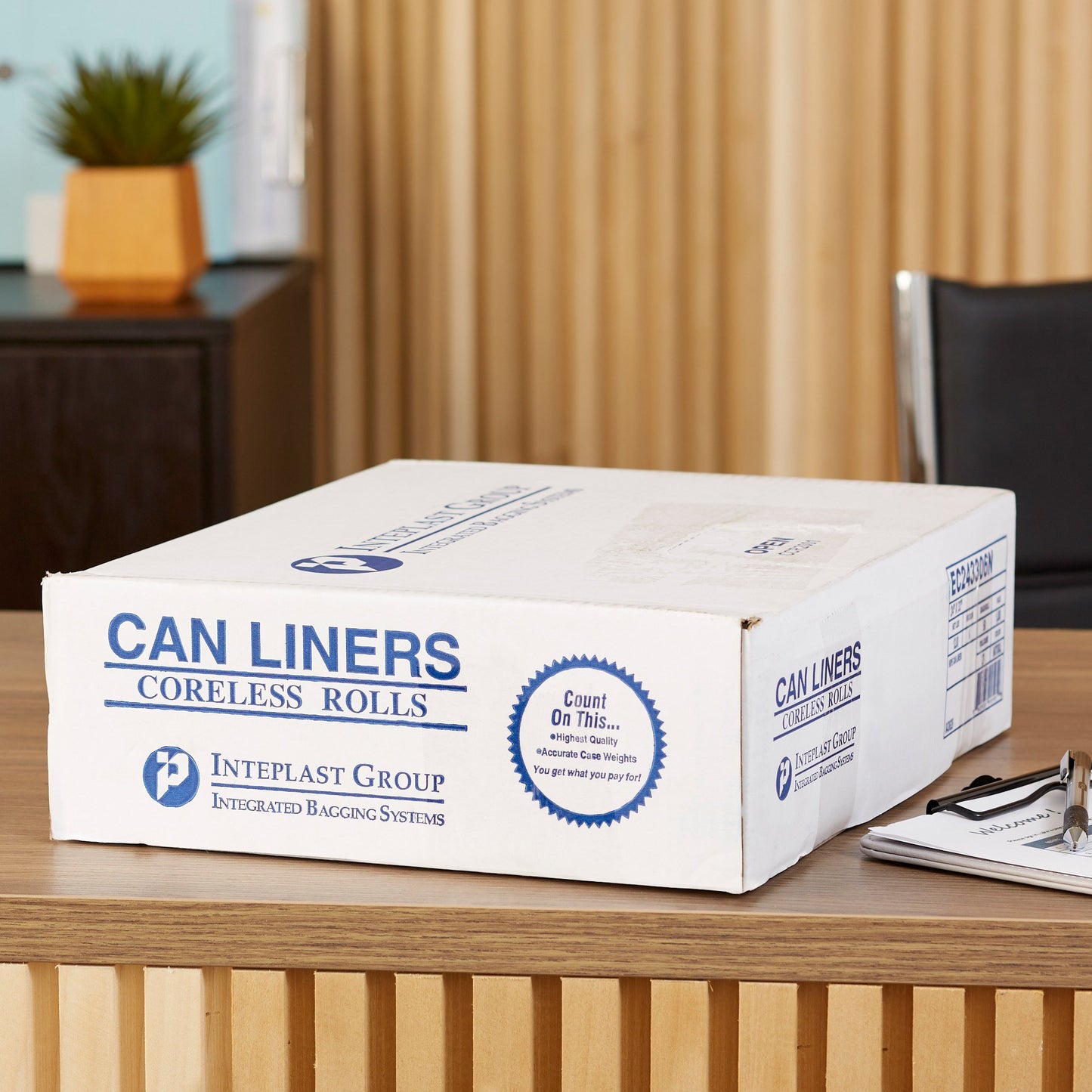 McKesson Light Duty Clear Trash Bag, 15 gal, 6 Mic