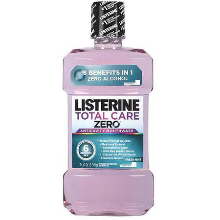 Mouthwash Listerine® Total Care Zero® 1 Liter Fresh Mint Flavor