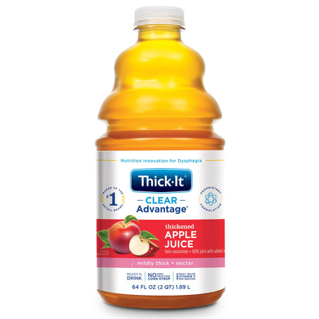Kent Precision Foods B454-A5044 Thick-It Clear Advantage Nectar Consistency Apple Thickened Beverage, 64-oz.