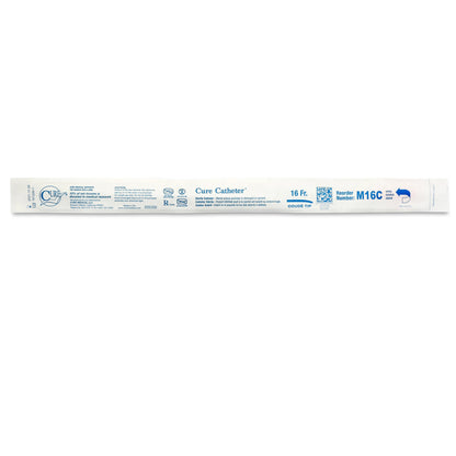 Cure Catheter™ Male Intermittent Catheter, 16 Fr., Coude