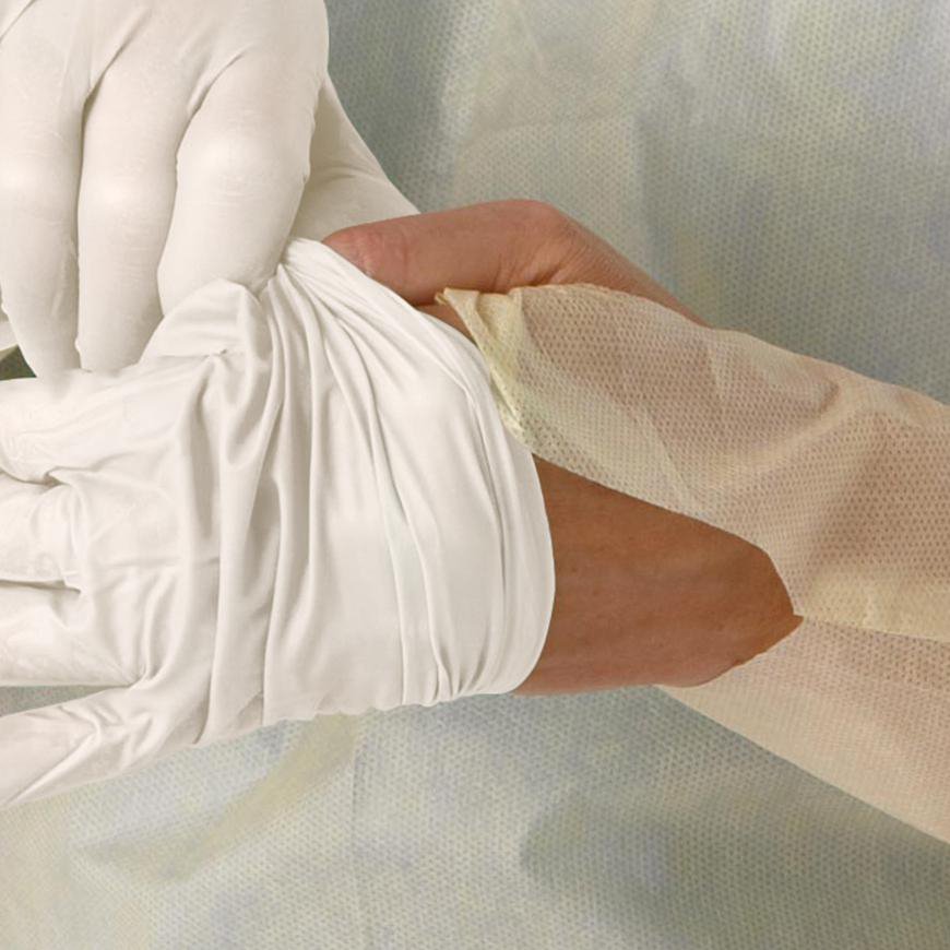 Protective Procedure Gown QuickComply™ X-Large Yellow NonSterile AAMI Level 2 Disposable