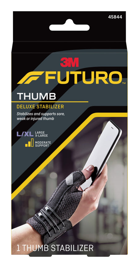 3M 5113119854 Futuro Deluxe Thumb Stabilizer, Large/Extra Large