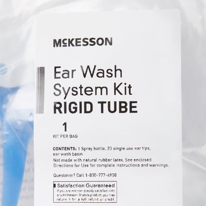 McKesson Ear Wash System Kit with Rigid Tube and 23 Ear Tips