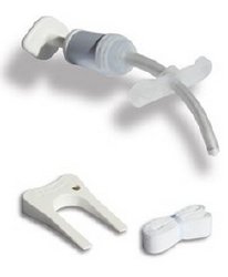 ICU Medical 817490 Bivona FlexTend Plus Tracheostomy Tube, Size 6