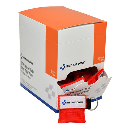 Acme United J5095 First Aid Only CPR Face Shield With Key Chain