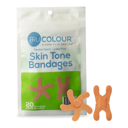 Tru-Colour TCB-GKF TruColour Olive Adhesive Strip, Knuckle / Fingertip