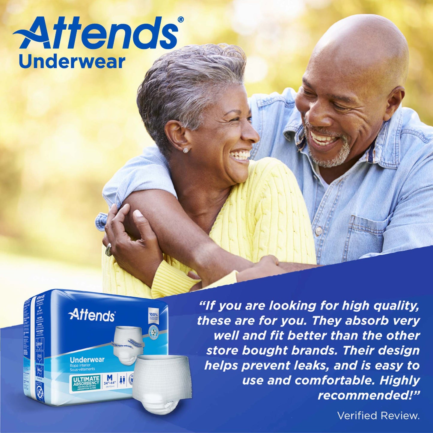 Attends® Advanced Underwear, Medium