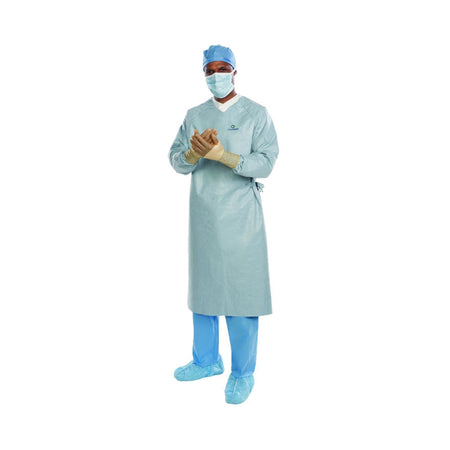 O&M Halyard Inc 44679 Aero Chrome Surgical Gown with Towel, 2X-Large / X-Long