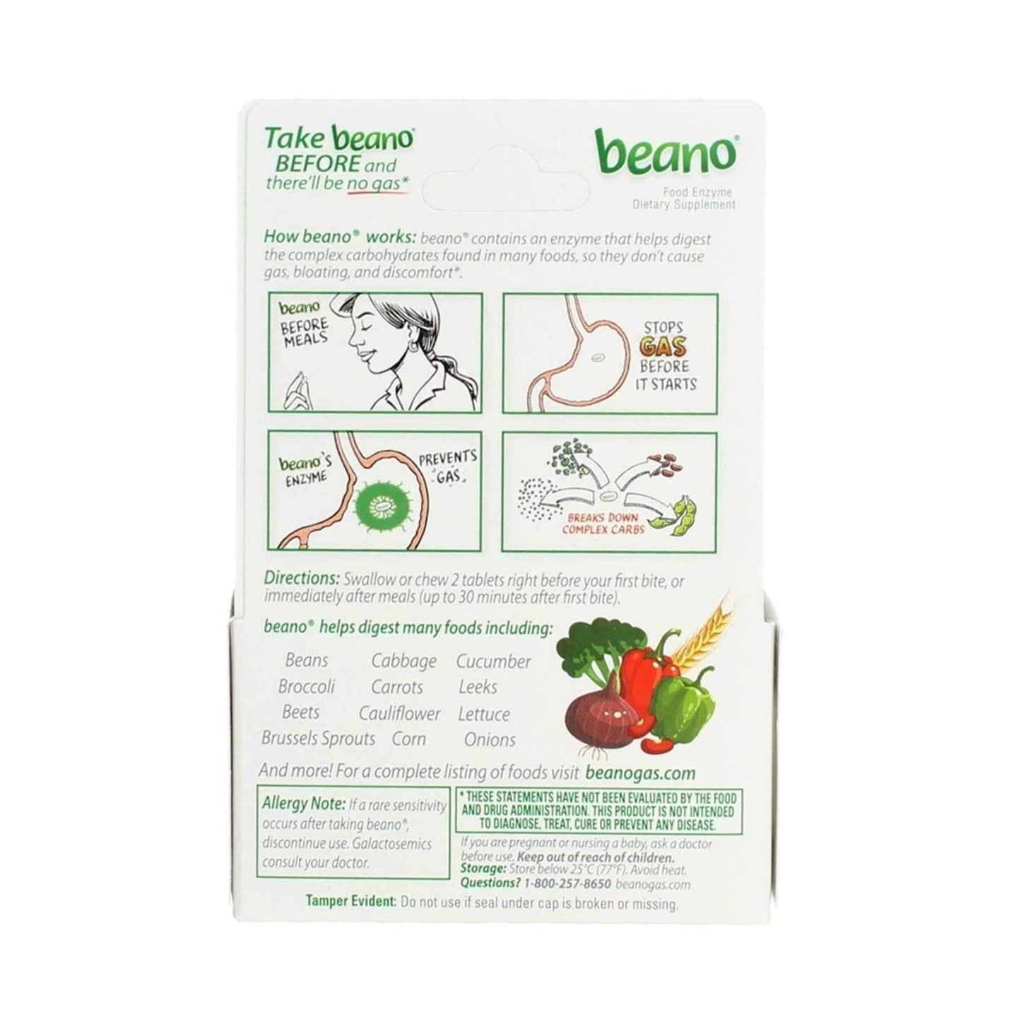Beano® Food Enzyme Tablets, Extra Strength