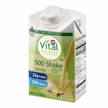Vital Cuisine® 500 Shake Vanilla Nutrition and Recovery, 8.45-ounce carton