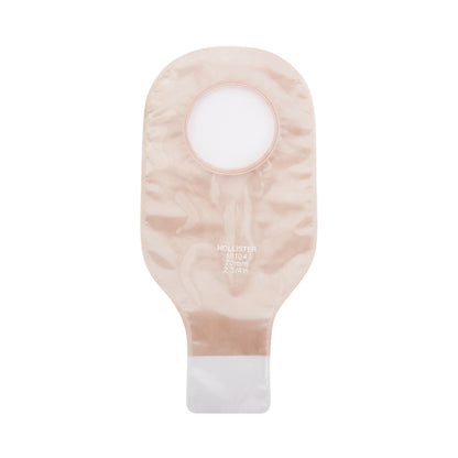 New Image™ Transparent Colostomy Pouch, Pre-cut to Fit 70 mm Stomas, Blue Match