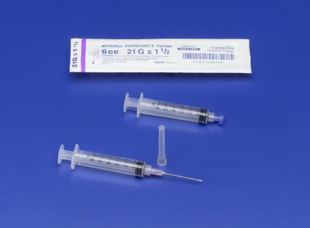 Cardinal 1188826112 Monoject SoftPack Hypodermic Needle, 26 Gauge, 1-1/2 Inch Length