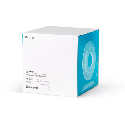 Ostomy Seal Brava® Convex, Starter Hole 1-3/4 Inch (45mm)