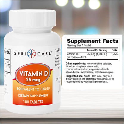 Geri-Care® Vitamin D-3 Supplement