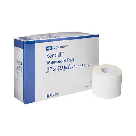 Cardinal 3267C Kendall Cloth Medical Tape, 2 Inch x 10 Yard, White