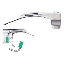 Laryngoscope Blade McKesson Macintosh Type Fiberoptic Light Universal NonSterile